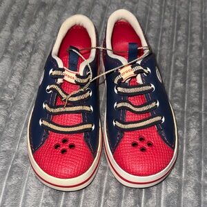 CROCS Kids' Navy and Red Sneakers